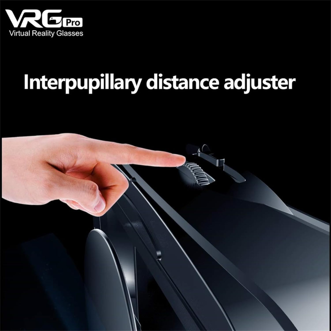 VRG VR Virtual Reality Box for Smartphones with Built-in Headphones