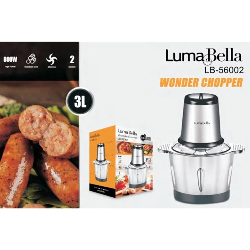 Luma Bella LB-56002 3L Electric Vegetable &amp; Fruit Wonder Chopper