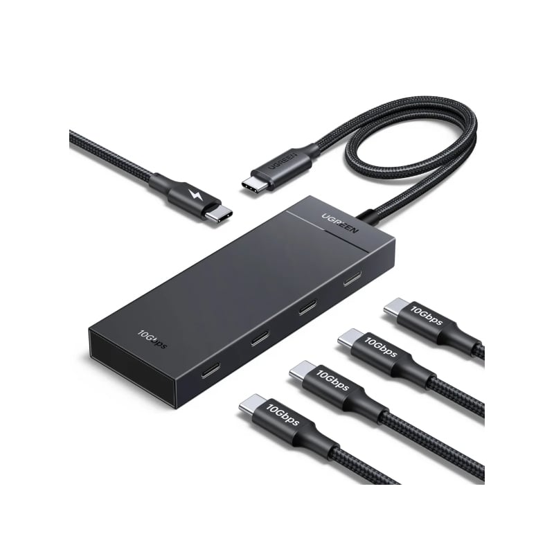 UGREEN 55334 5-in-1 Type-C to 4xType-C 3.2 Gen2 10Gbps with PD Hub Adapter