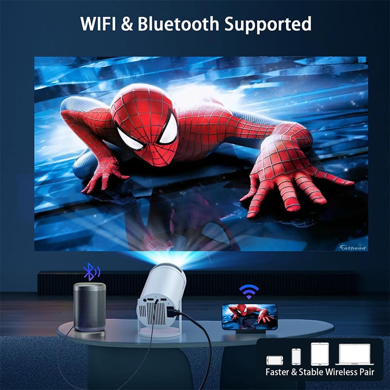 HY300 M1 Mini LED Smart 4K Android 12 WiFi BT5.0 Projector