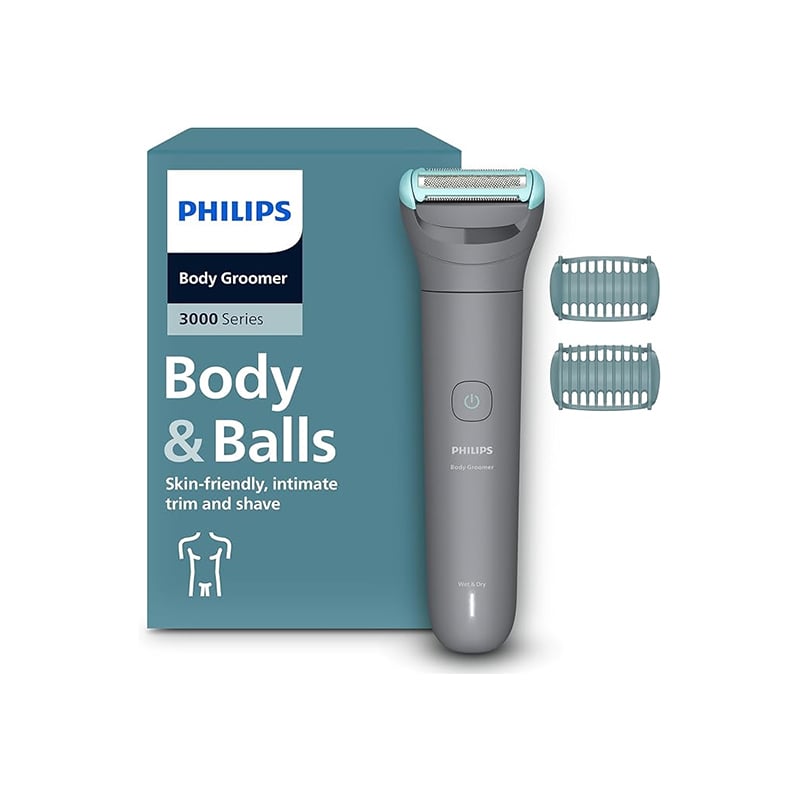 Philips Series 3000 BG3480/15 Skin Friendly, Intimate Trim and Shave Body Groomer