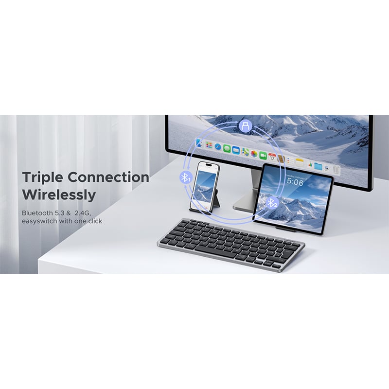 UGREEN 75049 K551 Multi Mode Wireless Keyboard