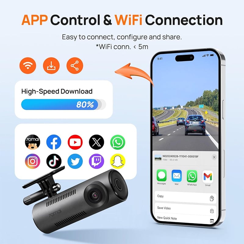 Xiaomi 70 Mai M310 Dash Camera