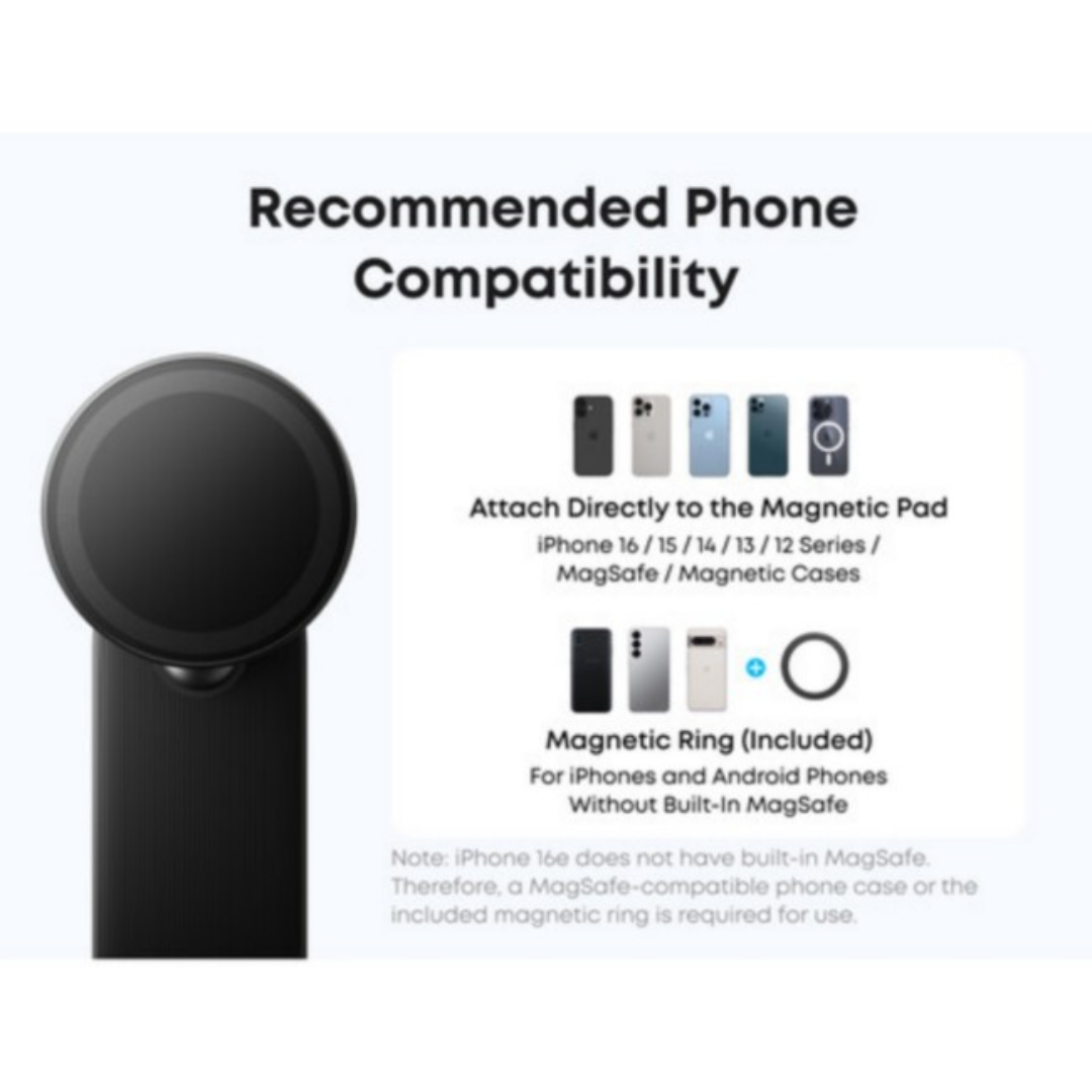 Anker A9110 Nano Car Mount 360° Adjustable Magnetic Wireless Charger