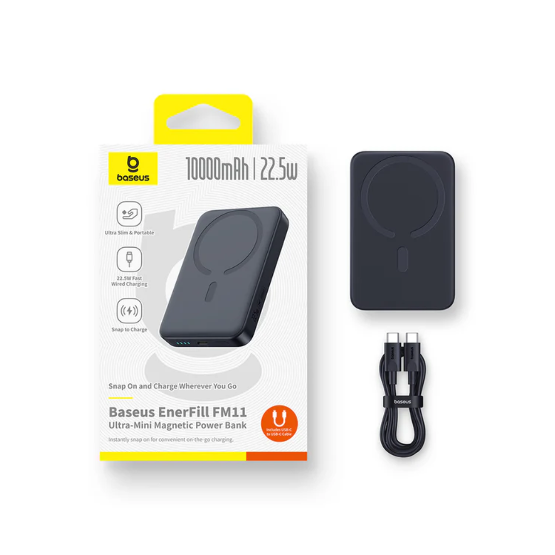 Baseus EnerFill FM11 22.5W 10000mAh Magnetic Wireless Power Bank
