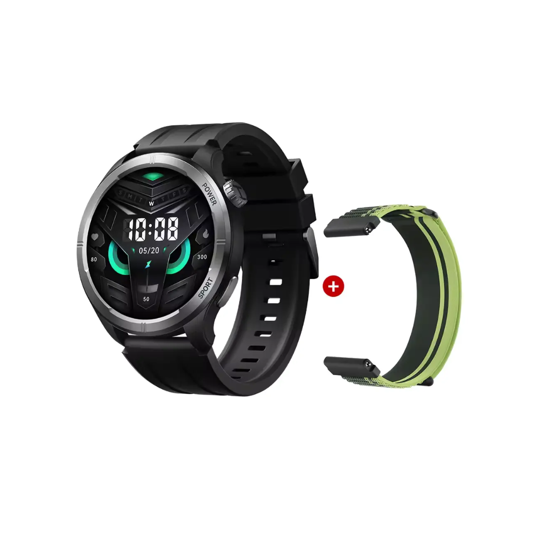 Haylou Solar Neo Calling Smart Watch with Dual Strap Bundle
