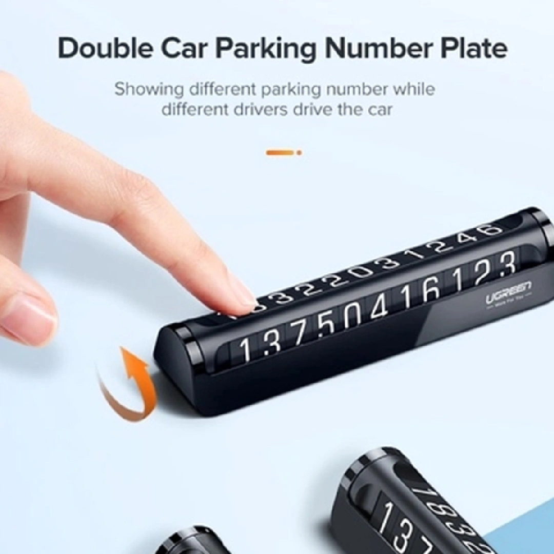 UGREEN 60326 Car Temporary Parking Card (Dual Numbers)
