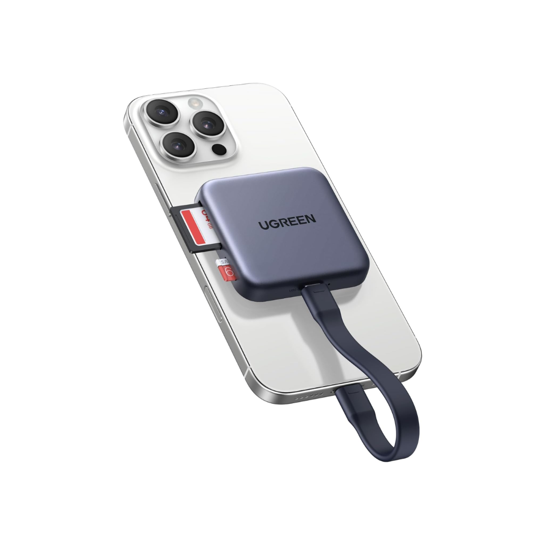 UGREEN 65095 3-in-1 Magnetic USB-C SD/TF Card Reader