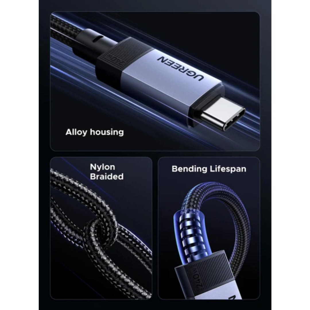 UGREEN 65175 240W PD USB-C to USB-C 4 Gen3 Fast Charging Cable