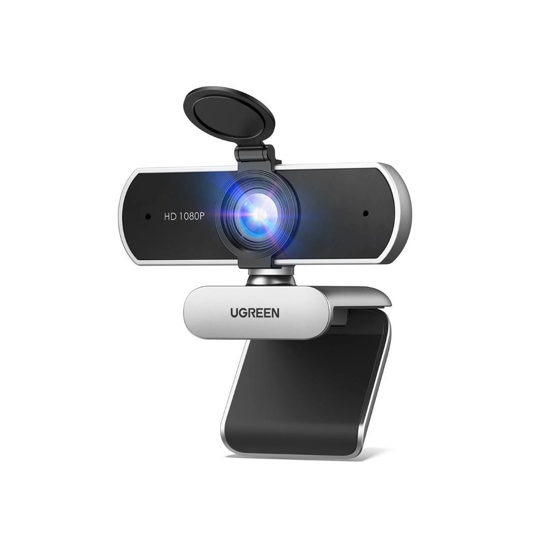 UGREEN 75326 Full HD 1080P 30 FPS USB Webcam with Dual Noise Cancellation