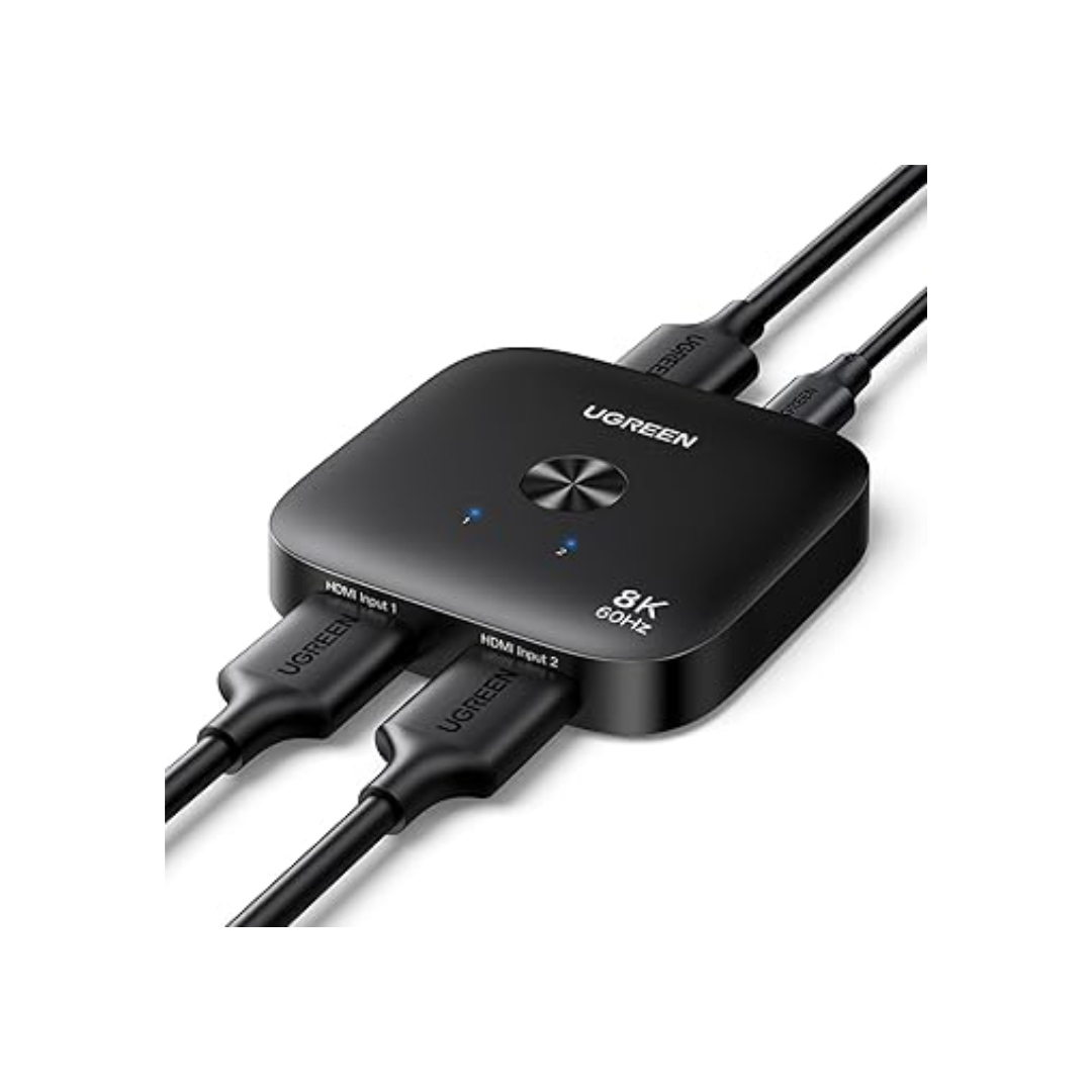 UGREEN 65877 2-in-1 Out 8K@60Hz 2.1 HDMI Switcher