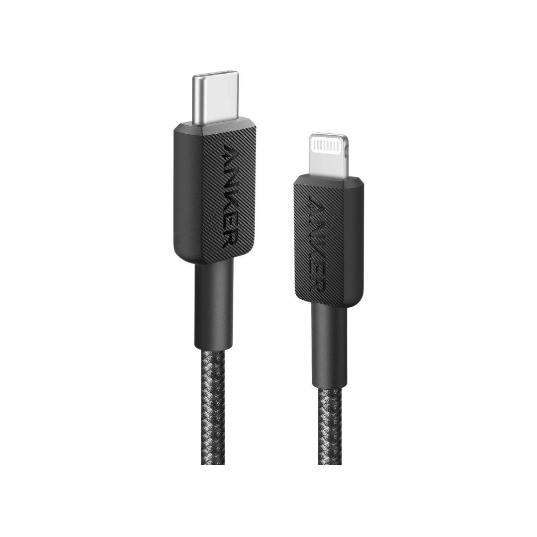 Anker A81B6 322 USB-C to Lightning 6ft 1.8m Braided Cable
