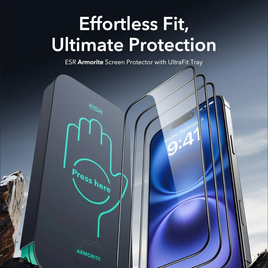 ESR Armorite Tempered Glass for iPhone 16 Pro