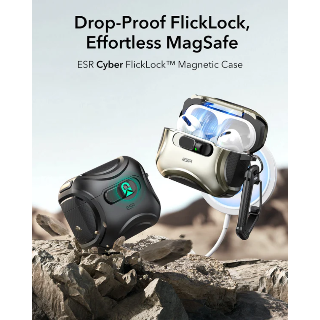 ESR Cyber FlickLock Magnetic Case for AirPods Pro 3 2025