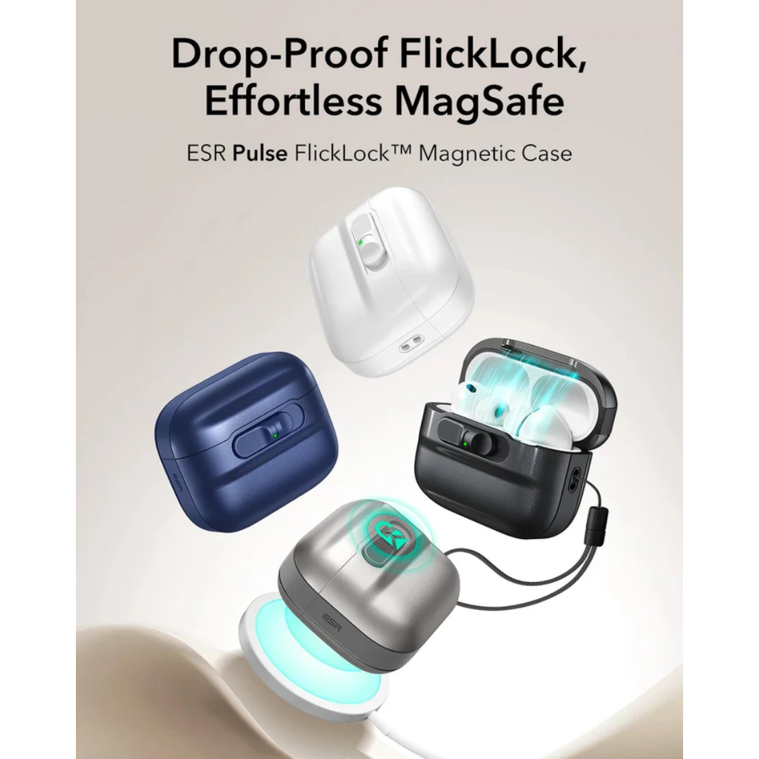 ESR Pulse FlickLock Magnetic Case for AirPods Pro 3