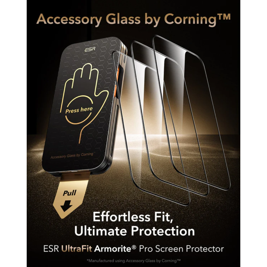 ESR UltraFit Armorite Pro Tempered Glass for iPhone 17