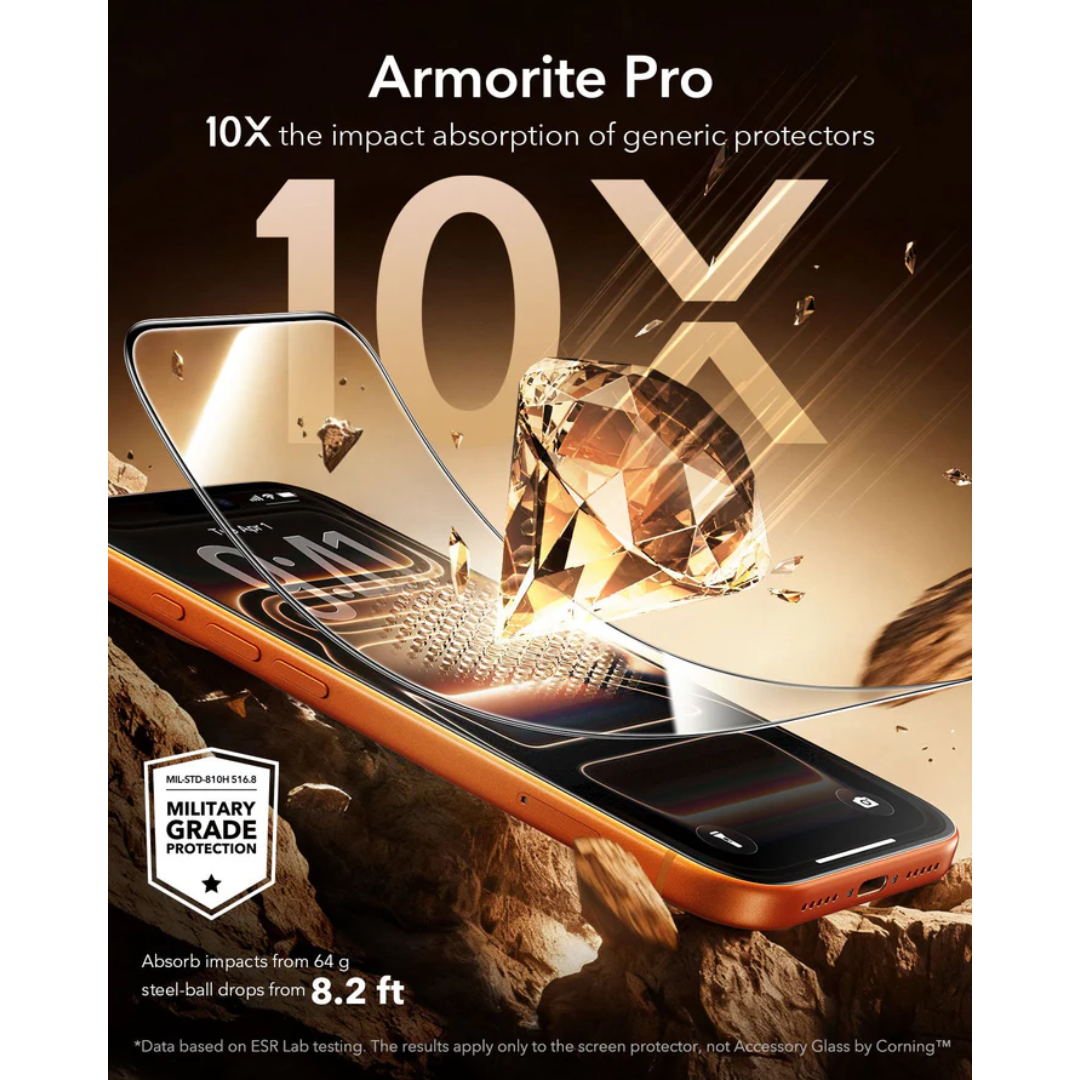 ESR UltraFit Armorite Pro Tempered Glass for iPhone 17