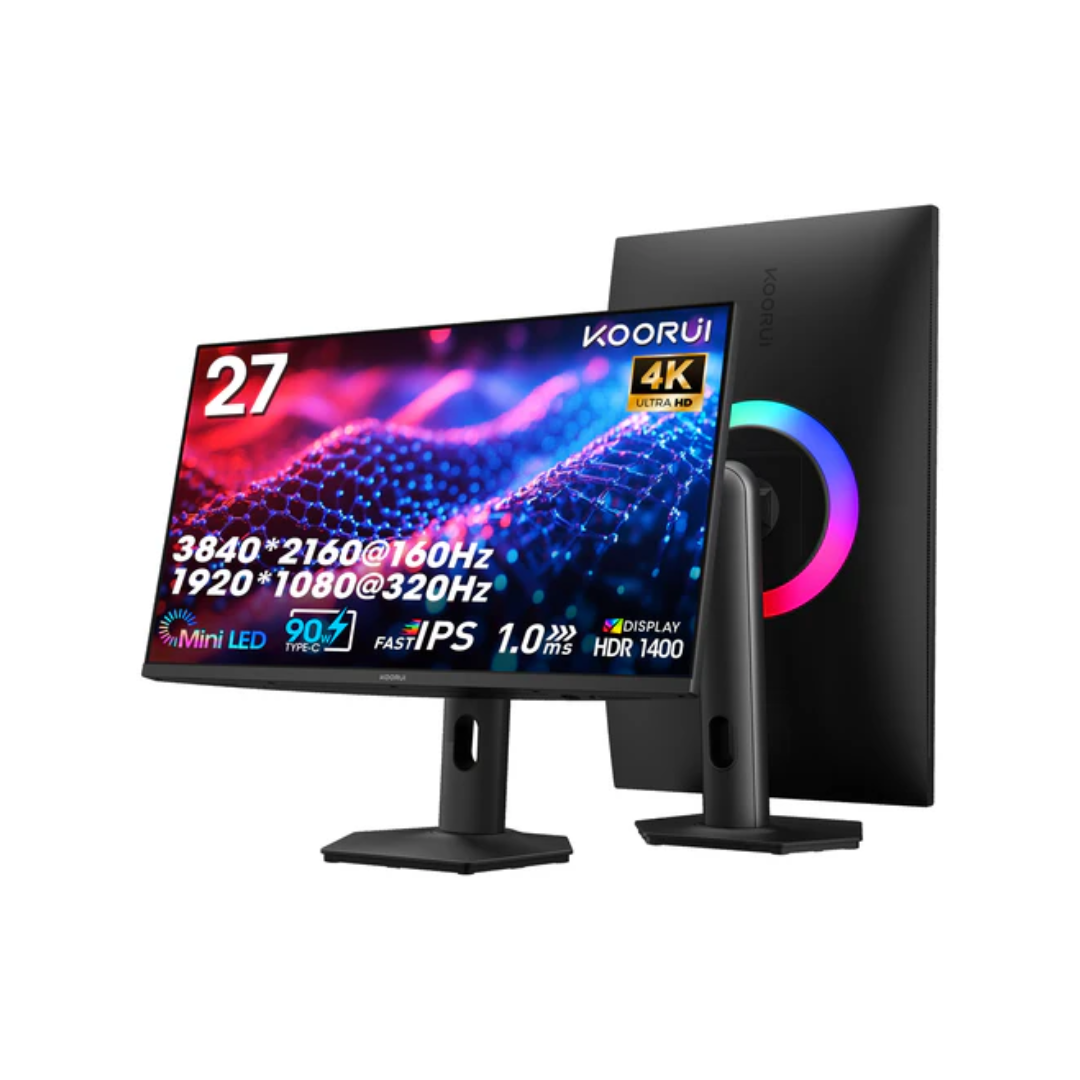 KOORUI S2741LM 27 inch 4K 320Hz Mini LED HDR1400 Gaming Monitor