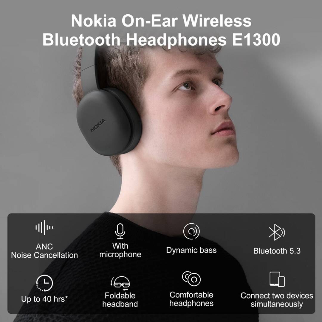 Nokia E1300 Essential Wireless Headphones