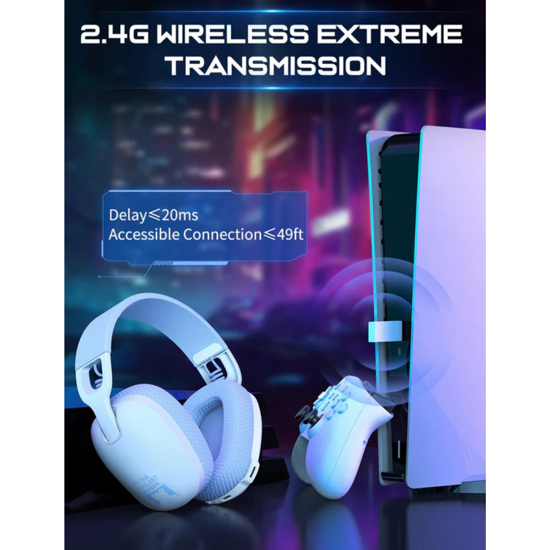 ONIKUMA B2 Headset Headworn Bluetooth 2.4G Wireless Wired Three Mode Lightweight E-Sports Gamer Headphones