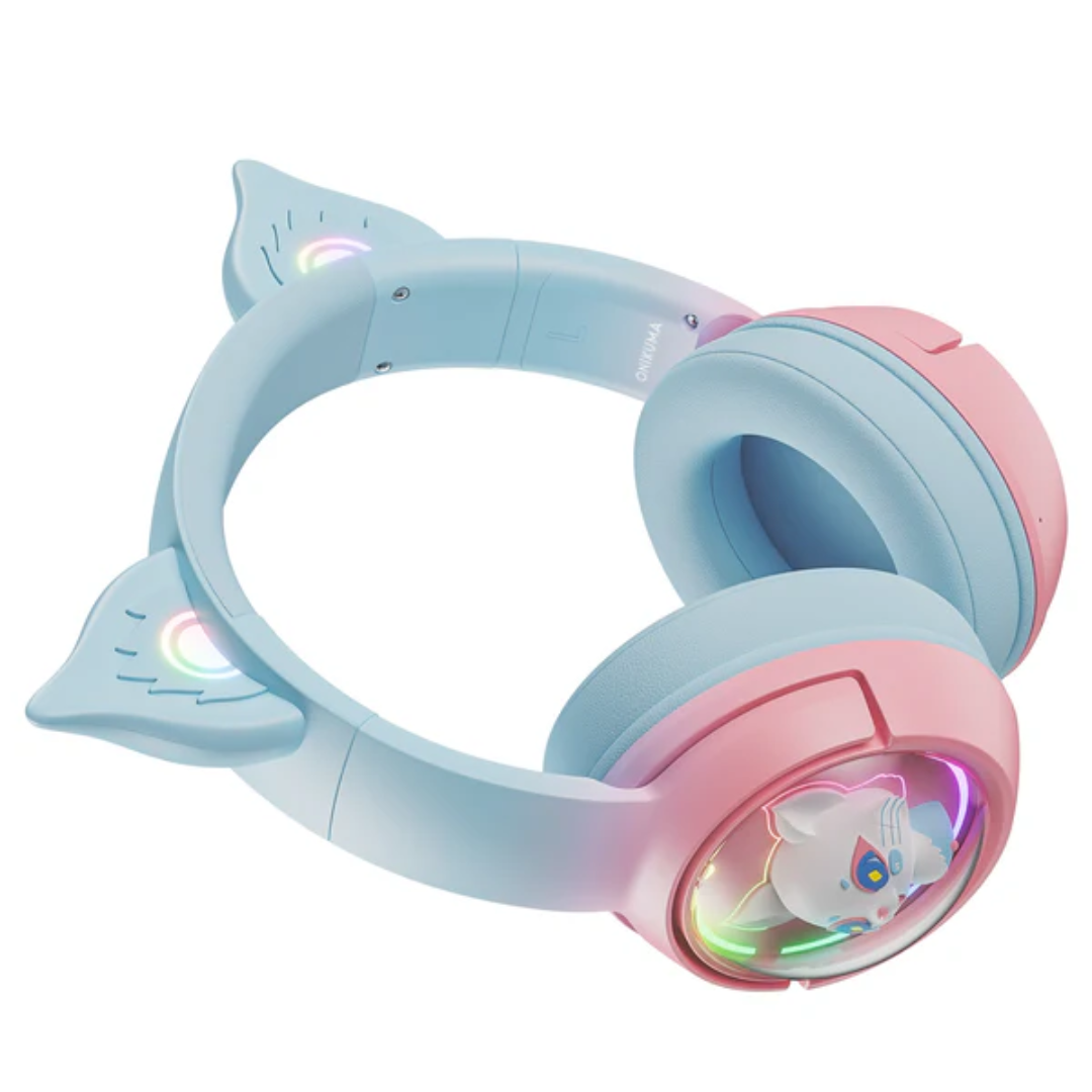 ONIKUMA B5 Gradient 2.4G Wireless Bluetooth Wired 3-mode Linghu Headphones, RGB Switch Headphones