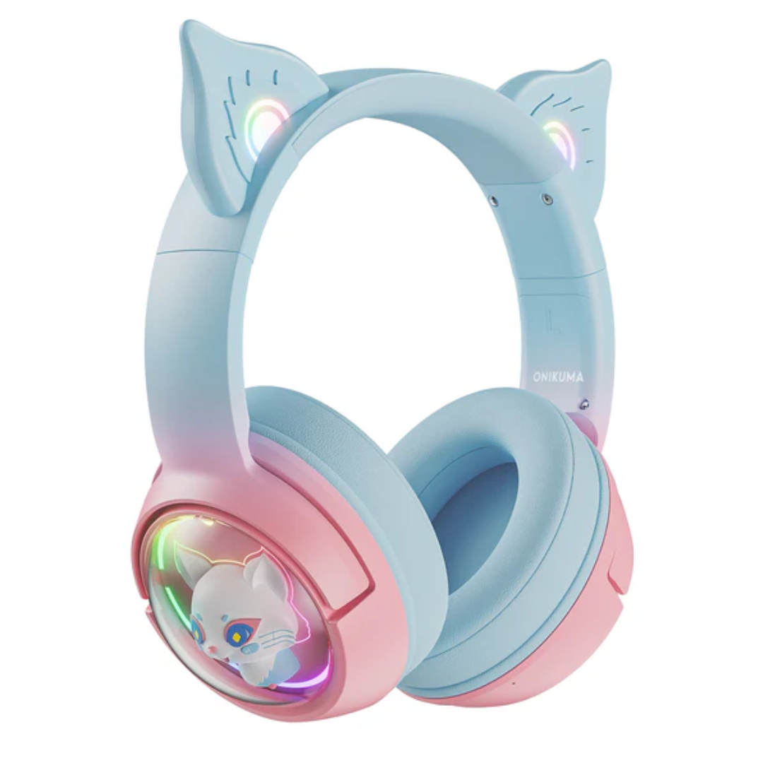 ONIKUMA B5 Gradient 2.4G Wireless Bluetooth Wired 3-mode Linghu Headphones, RGB Switch Headphones