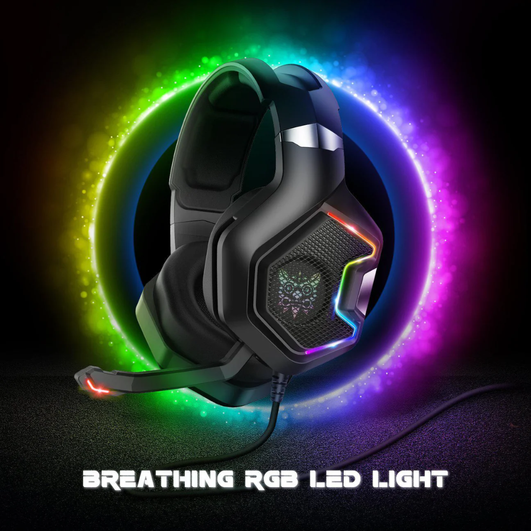 ONIKUMA K10 Pro Professional Wired Gaming Headphones with RGB Backlight