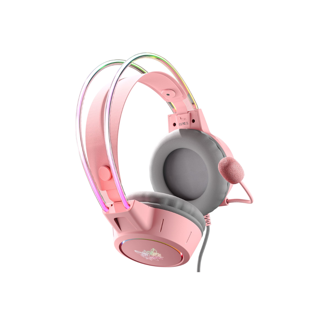 ONIKUMA X15 PRO-PINK RGB Gaming Headphones