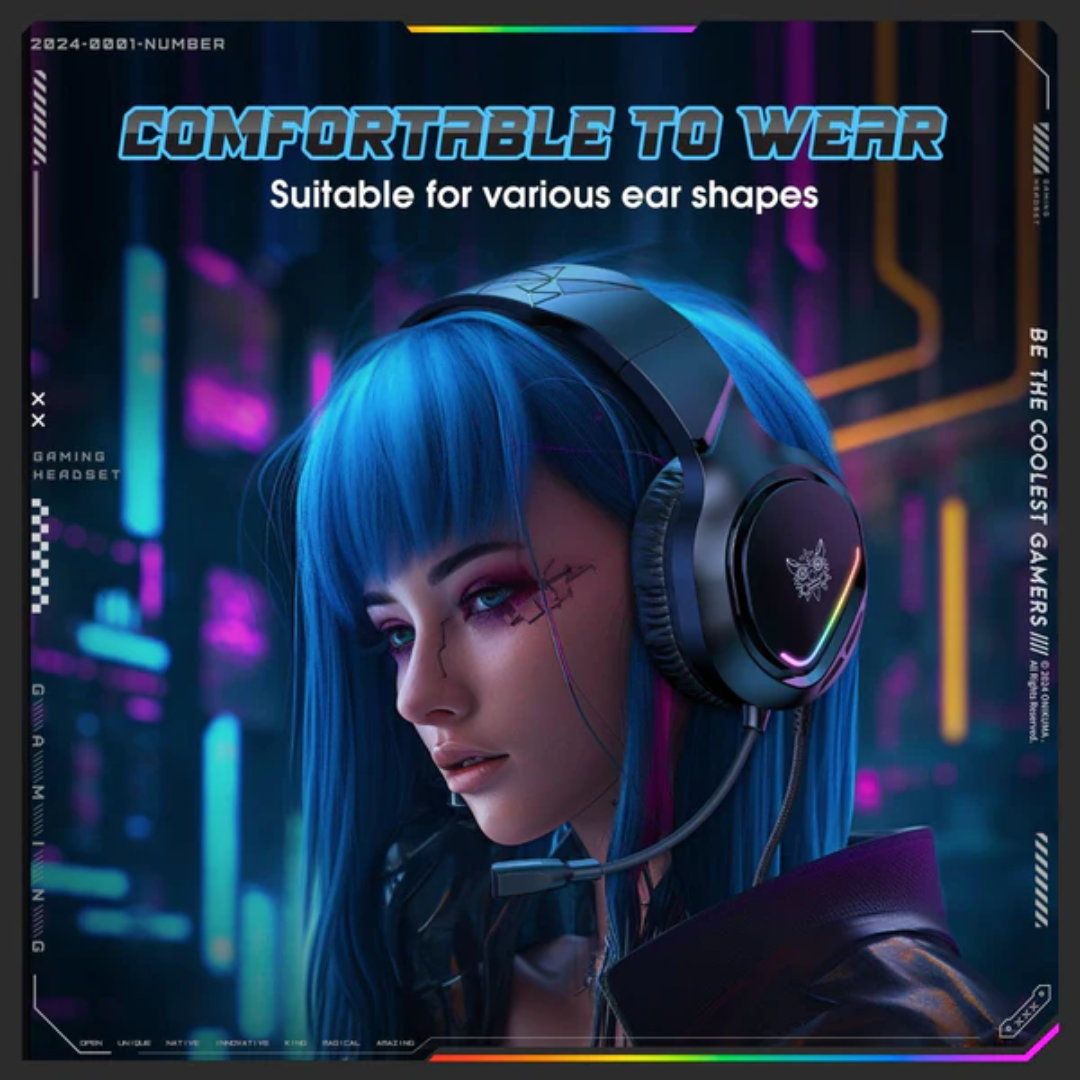 ONIKUMA X31 RGB Dynamic Professional Gaming Headphones