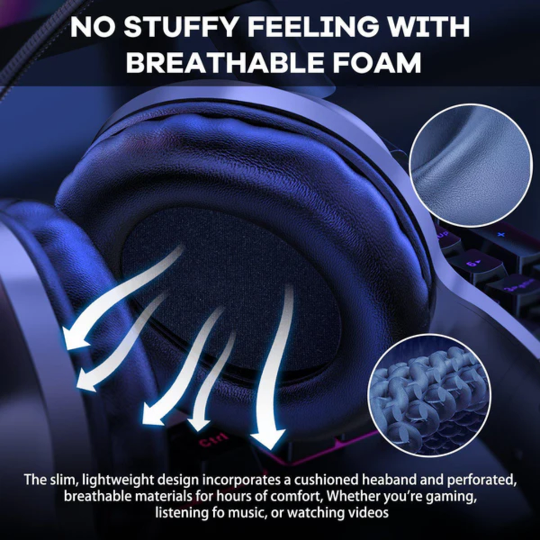 ONIKUMA X7 PRO Wired RGB Light Noise-canceling Gaming Headphones