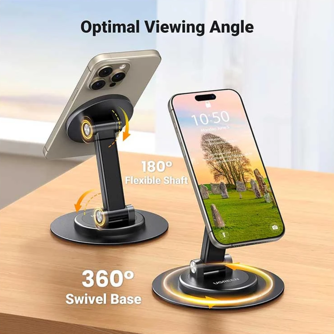 UGREEN 45376 360 Rotation Adjustable Magnetic Table Phone Stand