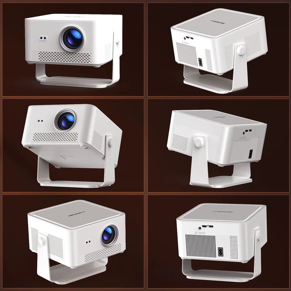 Magcubic HY450 Max 800 ANSI, 4K Android 14, WiFi 6, Auto Keystone &amp; Focus Portable Projector with Air Remote