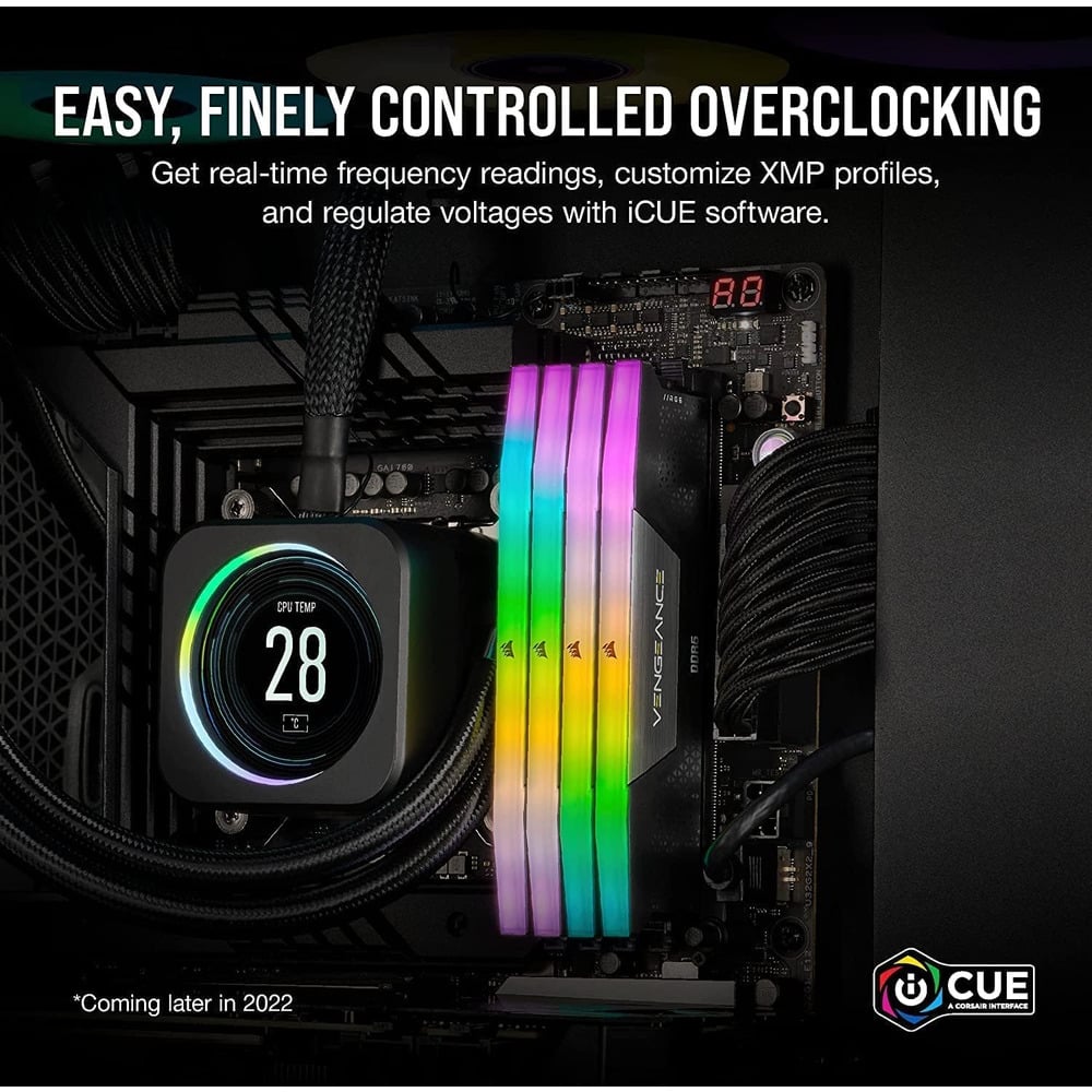 Corsair Vengeance RGB 32GB (2X16) DRAM 6000MHz  DDR5 RAM