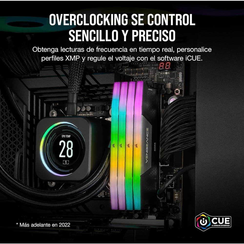 Corsair Vengeance RGB LPX 8GB (1x8) DDR5 5200MHz RAM