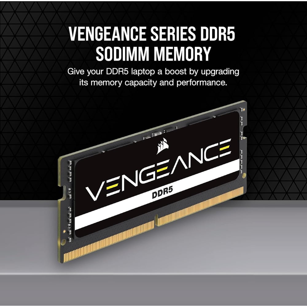 Corsair Vengeance 16GB (1x16GB) DDR5 SODIMM 5600MHz Laptop RAM