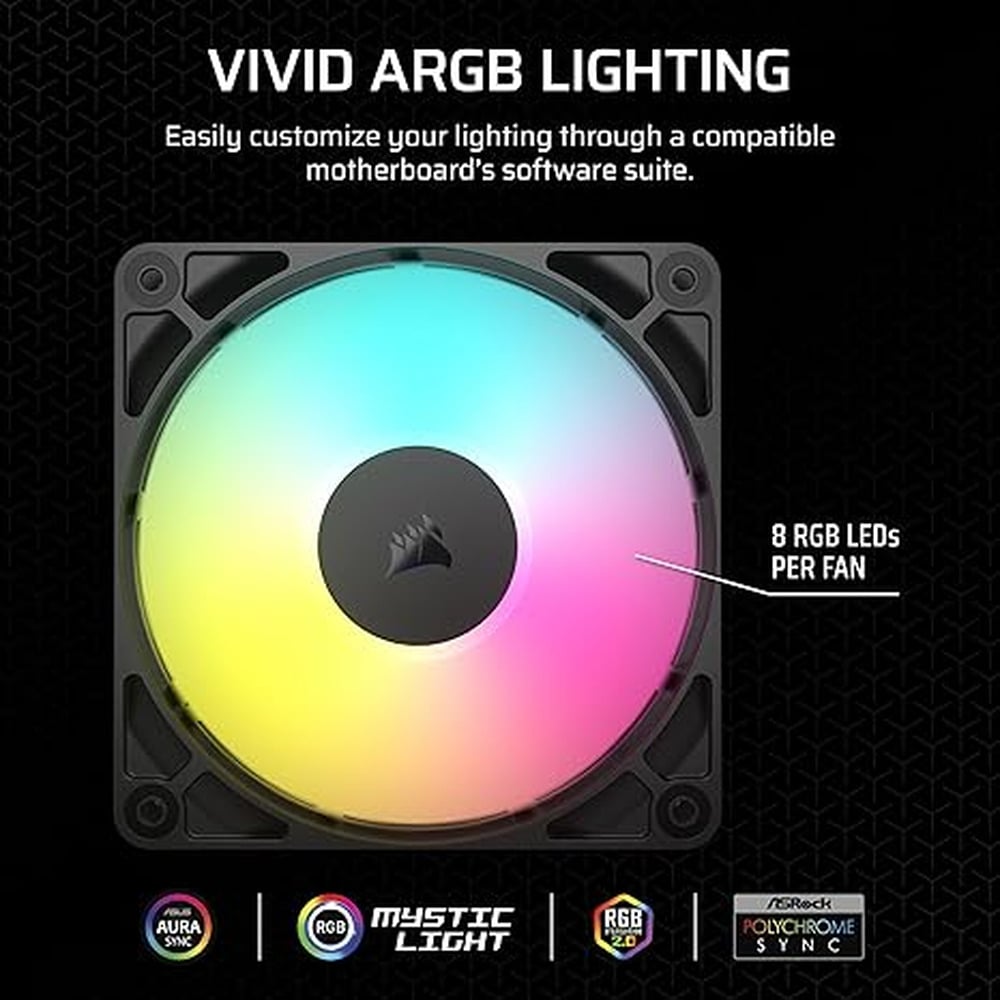 Corsair RS120 ARGB 120mm PWM Fan