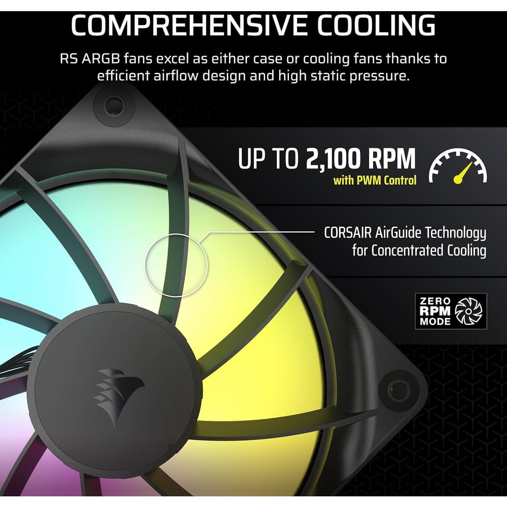 Corsair RS120 ARGB 120mm PWM Fan
