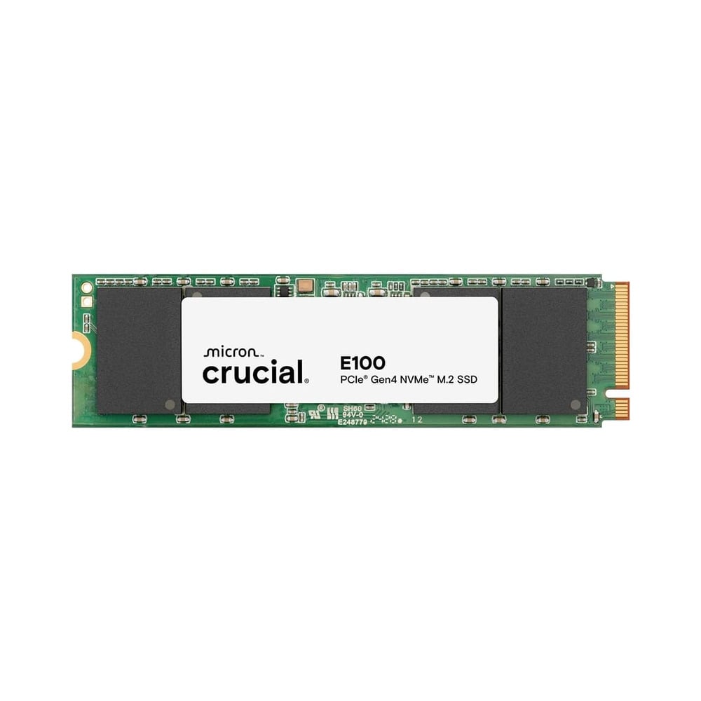 Crucial E100 480GB PCIe Gen4 X4 M.2 NVMe SSD