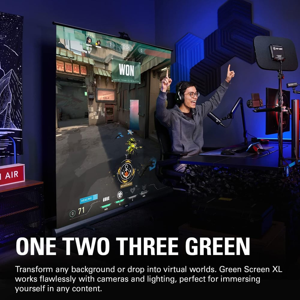 Elgato Green Screen XL Chroma Key Panel