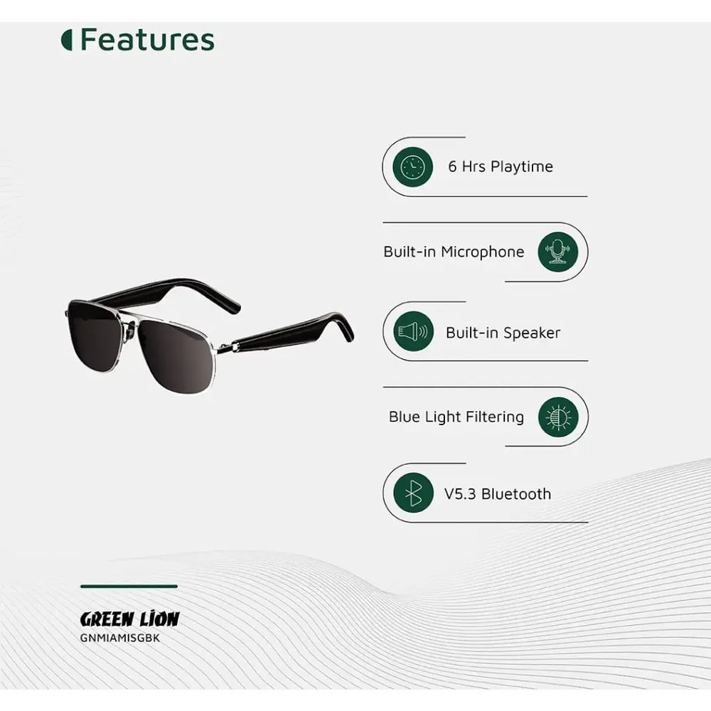 Green Lion Miami Smart Eyewear