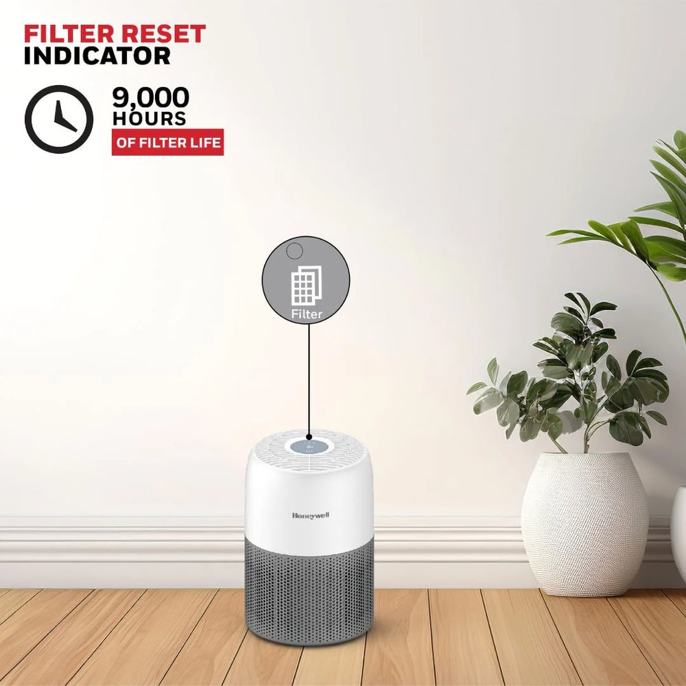 Honeywell Air Touch V1 Air Purifier for Home &amp; Office, 3-in-1, Pre, H13 HEPA, Activated Carbon, Removes 99.99% Pollutants, Allergens, Pet Danger, Smoke, Dust &amp; Pollens