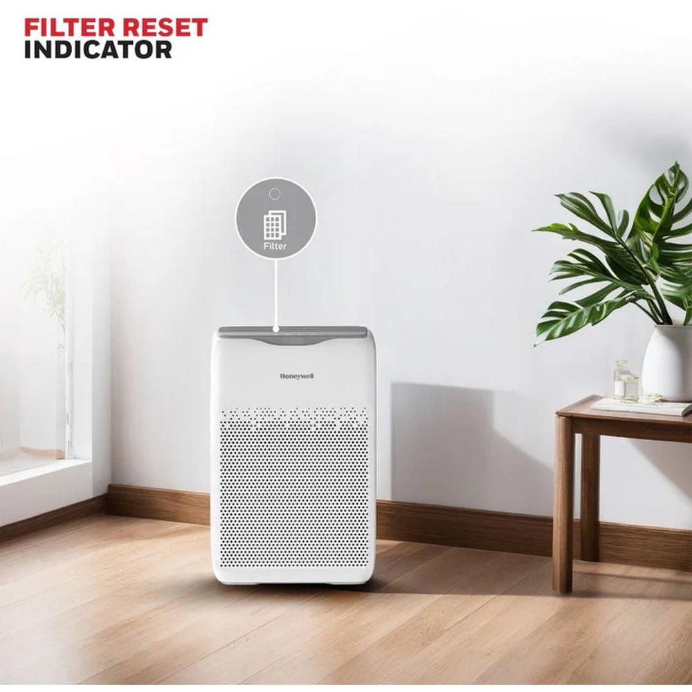 Honeywell Air Touch V2 Air Purifier for Home 4 Stage Filtration Covers 388 sq.ft High Efficiency Pre-Filter H13 HEPA Activated Carbon Removes 99.99% Pollutants &amp; Micro Allergens