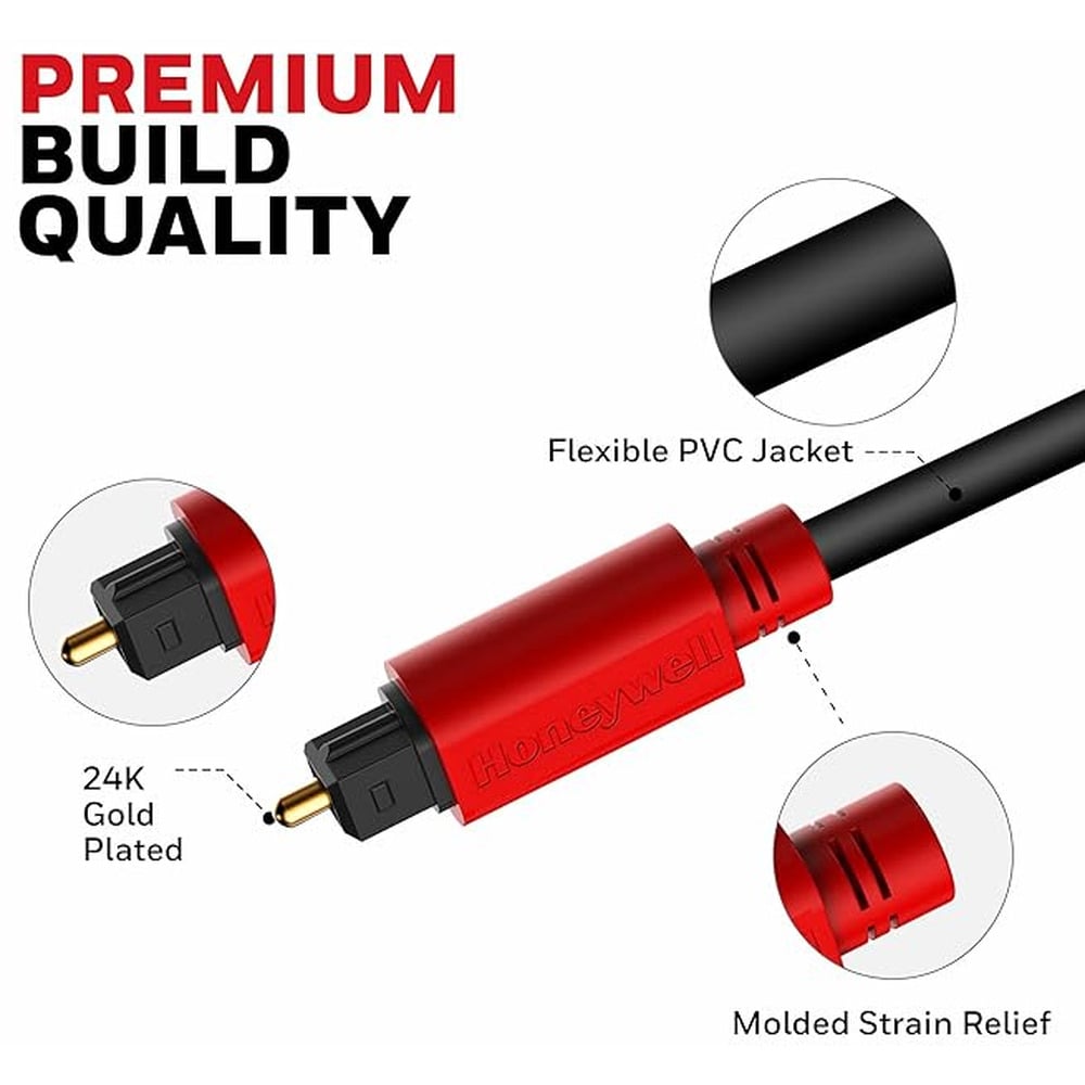Honeywell Toslink Digital 2M Optic Cable