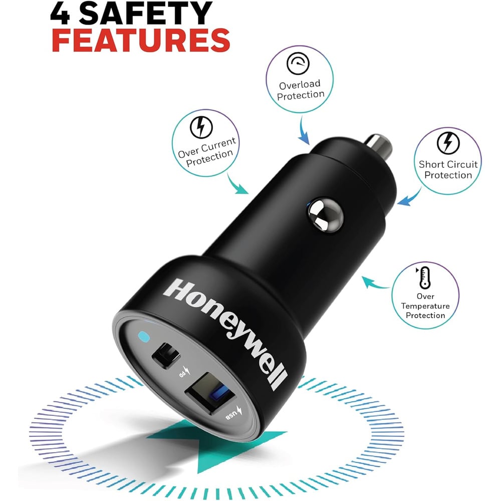 Honeywell Micro CLA 18W PD Smart Car Charger