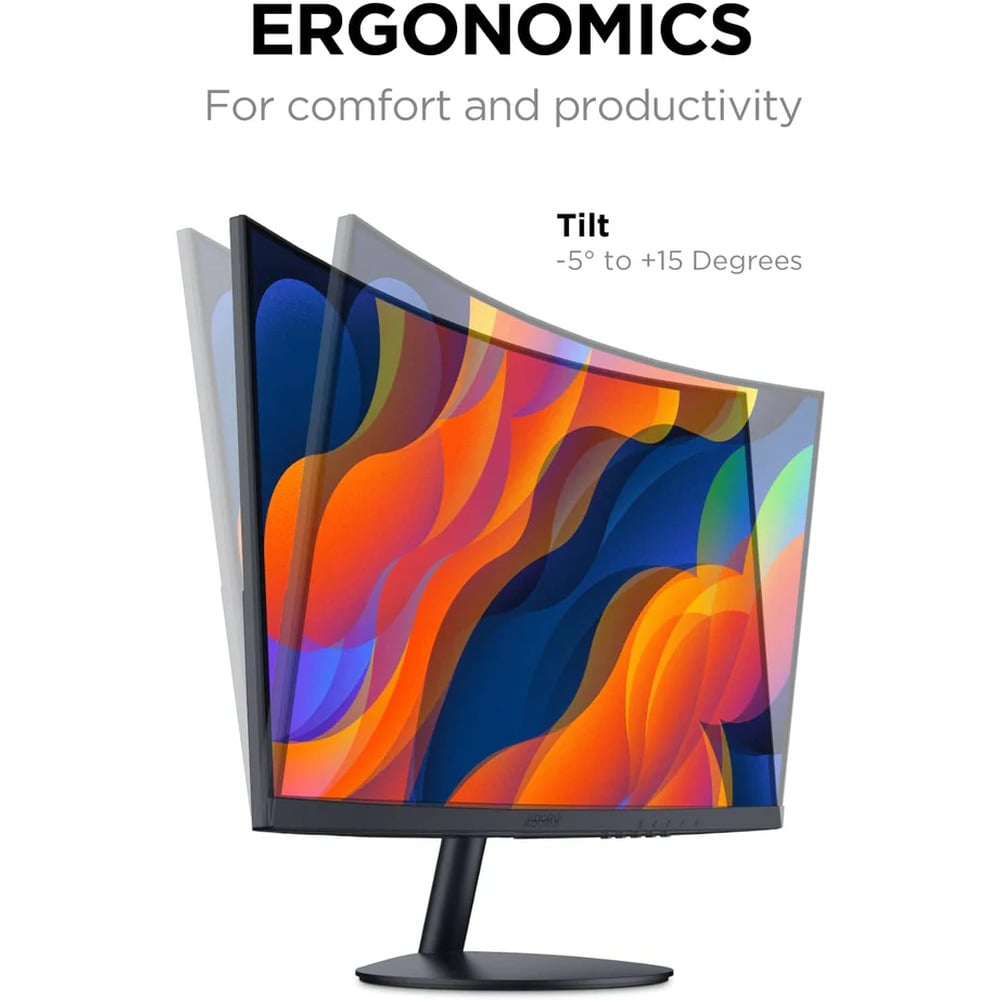 KOORUI 24N5CA 24-inch VA FHD 75Hz 1500R Curved Gaming Monitor