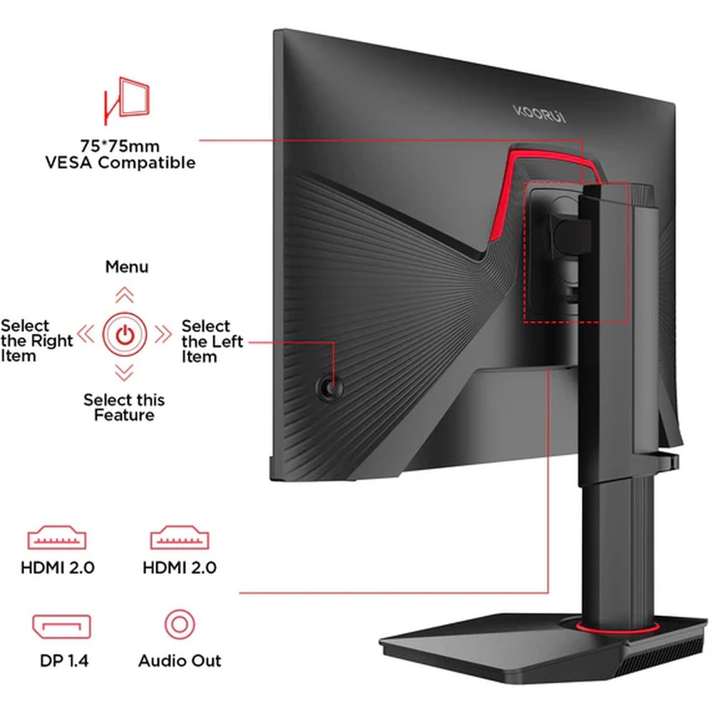 KOORUI G2511E 25-inch IPS FHD 320Hz Gaming Monitor