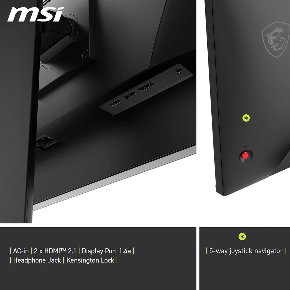 MSI MAG 275UPD E14 27" Inch UHD Rapid IPS 144Hz 288Hz Dual Mode Gaming Monitor