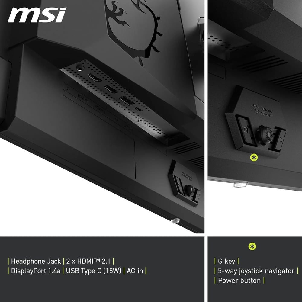 MSI MAG 275UPD E14 27" Inch UHD Rapid IPS 144Hz 288Hz Dual Mode Gaming Monitor