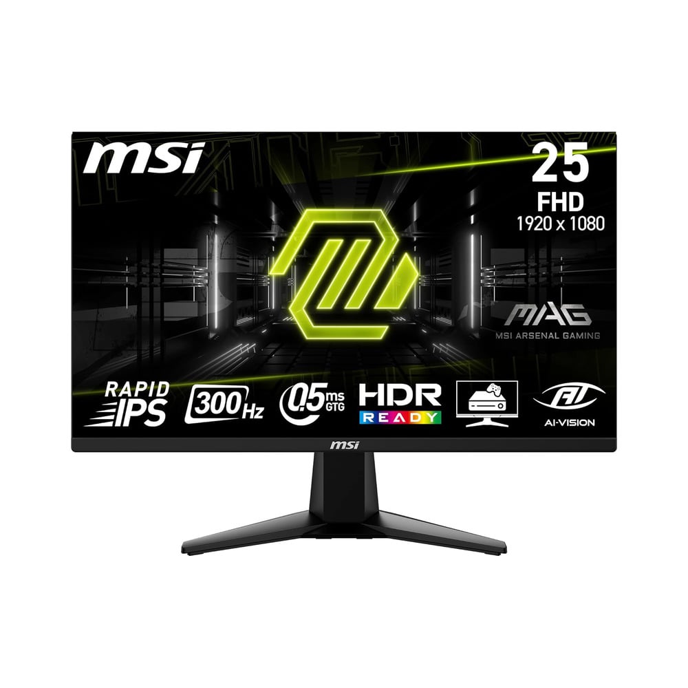 MSI MAG 255XF 24.5' Inch FHD Rapid IPS 300Hz Gaming Monitor