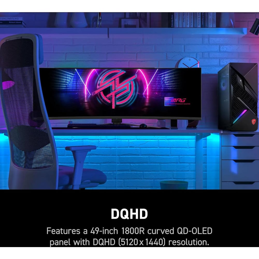 MSI MPG 491CQPX QD-OLED DQHD 240Hz PD Gaming Monitor